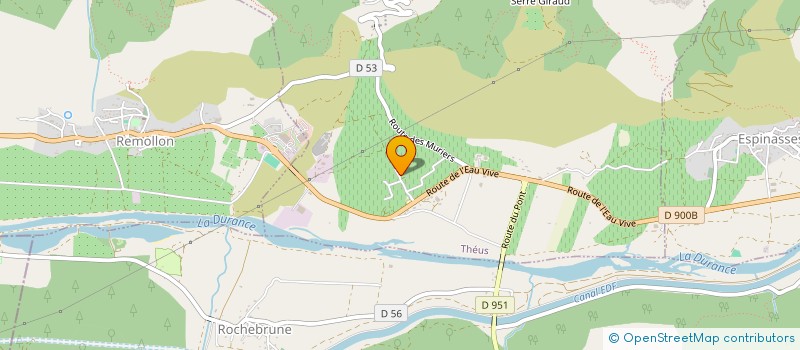 localisation de l'entreprise CG BERTOCHIO  THEUS