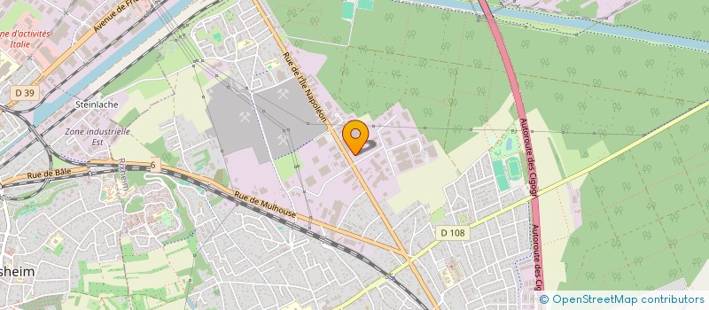 localisation de l'entreprise CG BIKE à RIXHEIM