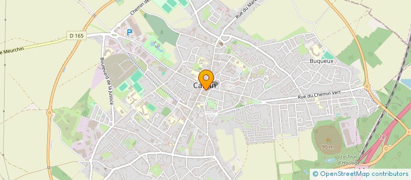 localisation de l'entreprise CG CARV  CARVIN