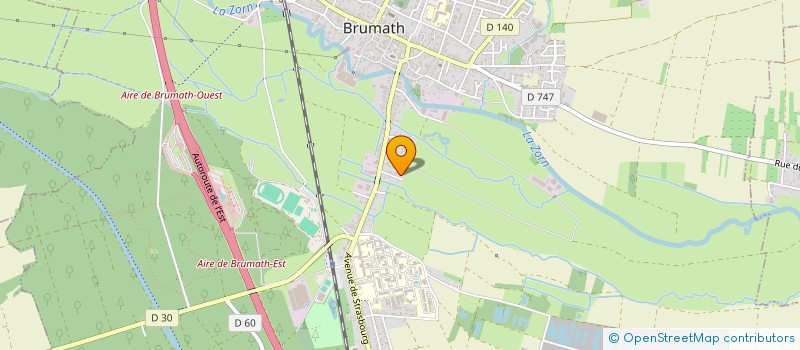 localisation de l'entreprise CG CERAMIQUE CONSEILS  BRUMATH