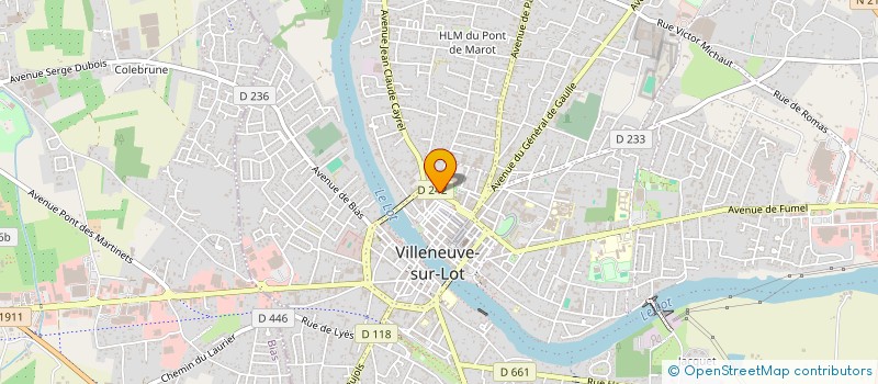 localisation de l'entreprise CG & CO  VILLENEUVE-SUR-LOT