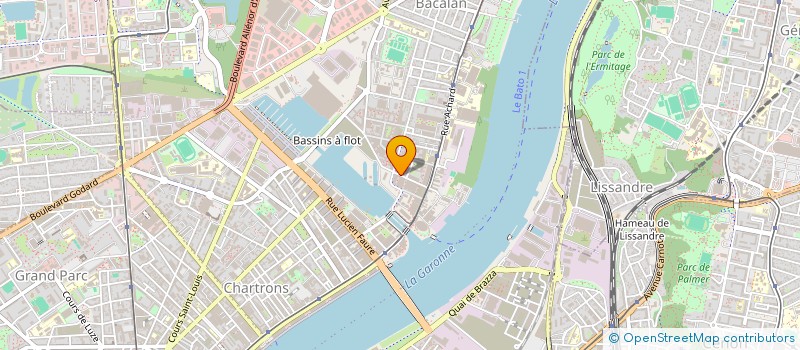 localisation de l'entreprise CG & CO  BORDEAUX