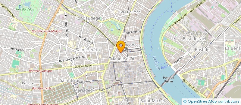 localisation de l'entreprise CG CO-LIVING  BORDEAUX