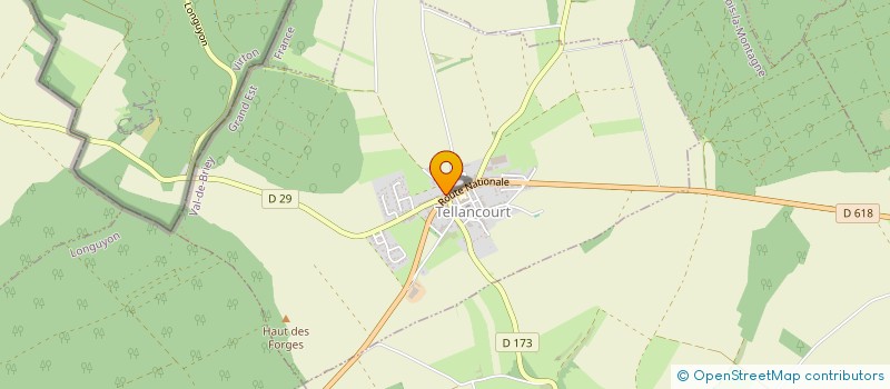 localisation de l'entreprise CG COEUR IMMO  TELLANCOURT