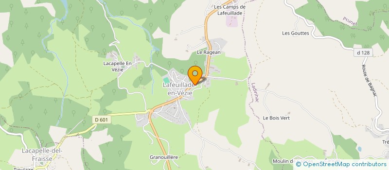 localisation de l'entreprise CG COIFFURE à LAFEUILLADE-EN-VEZIE