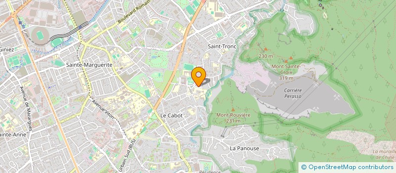 localisation de l'entreprise CG COM PLUS. à MARSEILLE