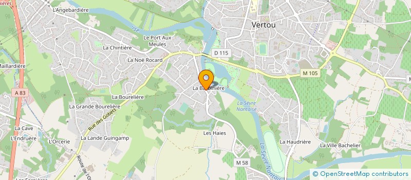 localisation de l'entreprise CG CONCEPT  VERTOU