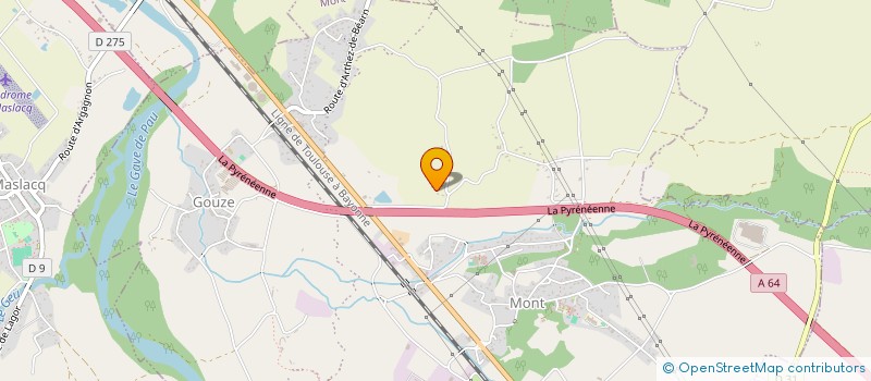 localisation de l'entreprise CG CONCEPT ALU  MONT