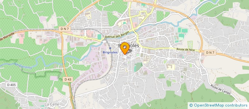 localisation de l'entreprise CG CONSEIL à BRIGNOLES