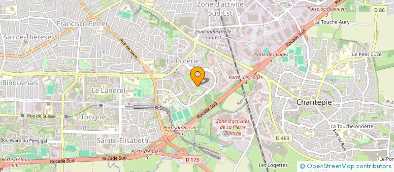 localisation de l'entreprise CG CONSEILS à RENNES