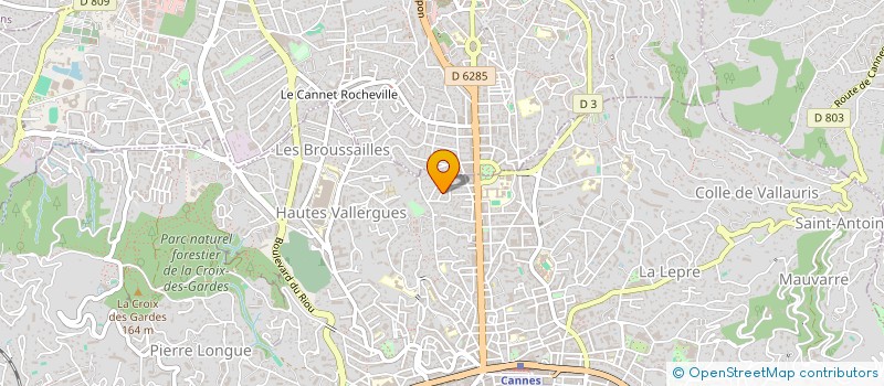 localisation de l'entreprise CG CONSEILS à CANNES