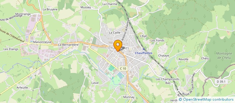 localisation de l'entreprise CG CONSTRUCTION à CHAUFFAILLES
