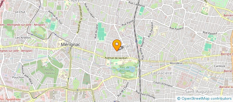 localisation de l'entreprise CG CONSULTANT BT  MERIGNAC