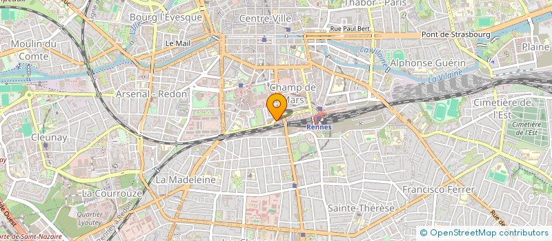 localisation de l'entreprise CG CONSULTING à RENNES