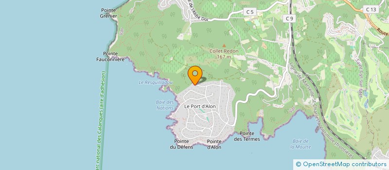 localisation de l'entreprise CG CONSULTING à SAINT-CYR-SUR-MER