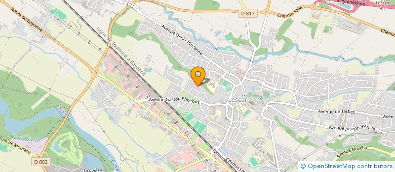 localisation de l'entreprise CG CONSULTING  LESCAR