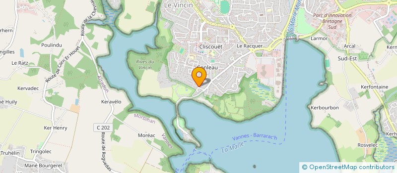 localisation de l'entreprise CG CONSULTING SAS à VANNES
