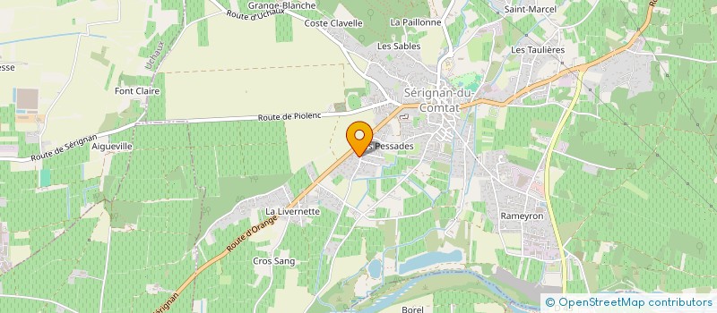 localisation de l'entreprise CG DIAGNOSTICS  SERIGNAN-DU-COMTAT