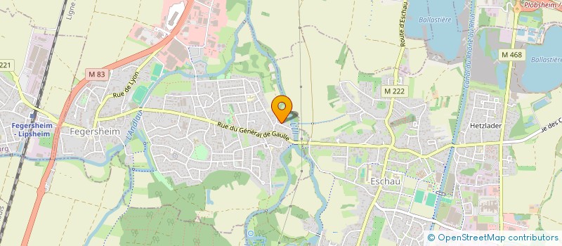 localisation de l'entreprise CG DIFFUSION  FEGERSHEIM