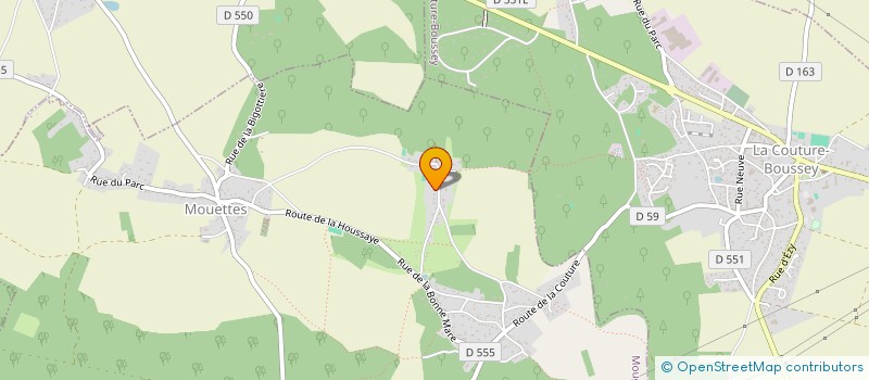 localisation de l'entreprise CG ELEC 27  L'HABIT