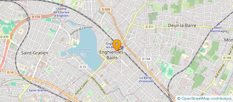 localisation de l'entreprise CG ENGHIEN  ENGHIEN-LES-BAINS