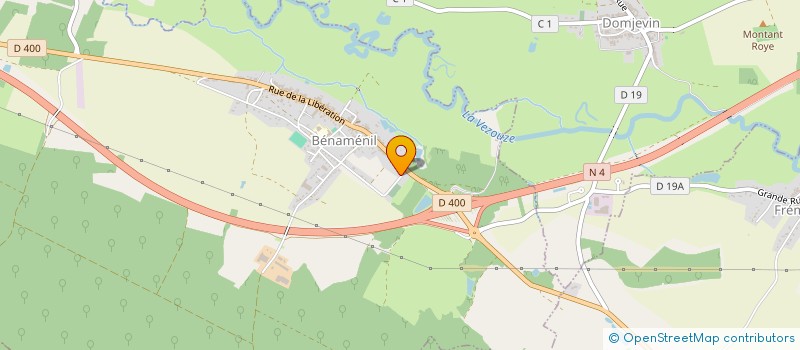 localisation de l'entreprise CG ENTREPRISE  BENAMENIL