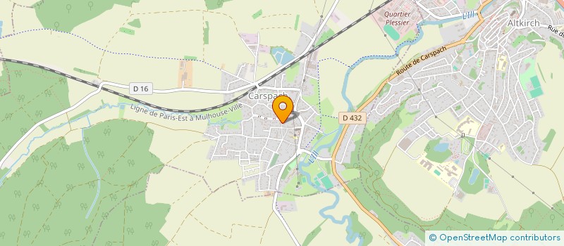 localisation de l'entreprise CG ET CIE  OBERMORSCHWILLER