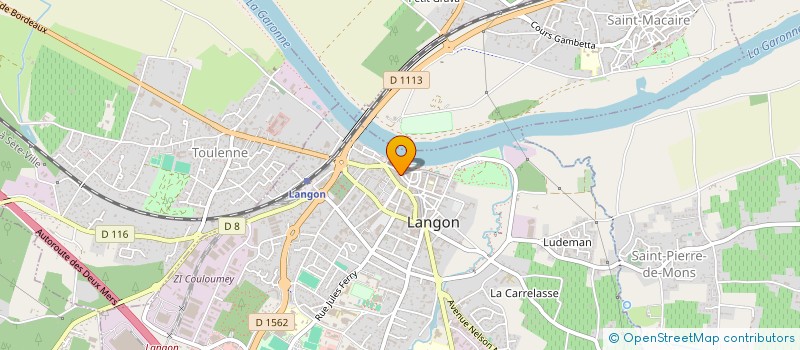 localisation de l'entreprise CG FAMILY  LANGON