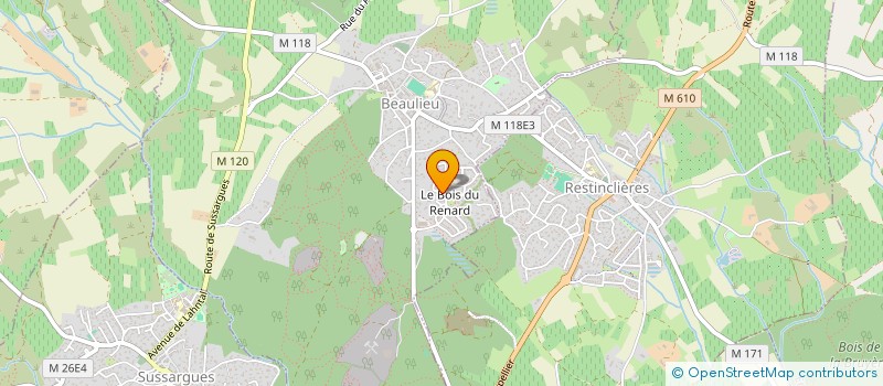 localisation de l'entreprise CG'FERM à BEAULIEU