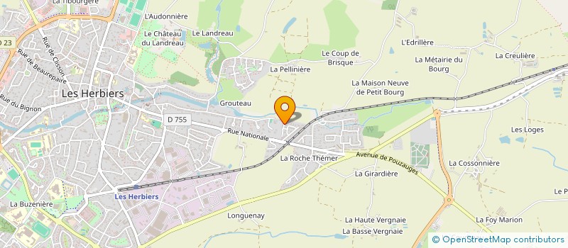localisation de l'entreprise CG FERRAGHINI à HERBIERS (LES)