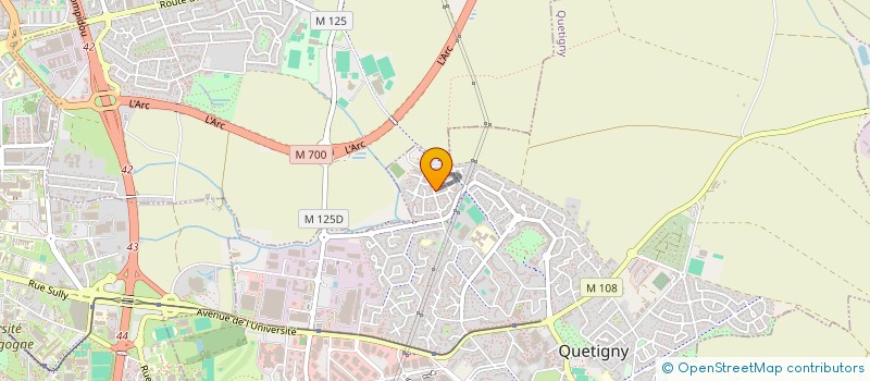 localisation de l'entreprise CG FINANCEMENTS à QUETIGNY