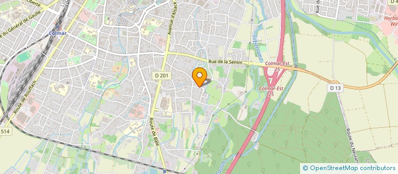 localisation de l'entreprise CG FINANCES  COLMAR