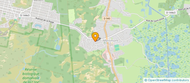 localisation de l'entreprise CG FINANCIERE  MERLIMONT