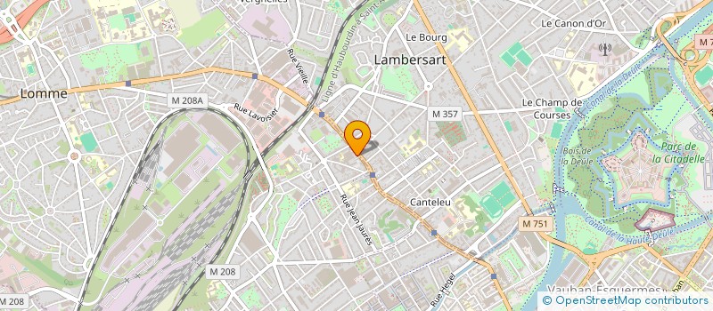 localisation de l'entreprise CG FORMATION HDF à LILLE