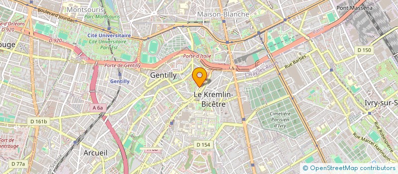 localisation de l'entreprise CG FRANCE à GENTILLY