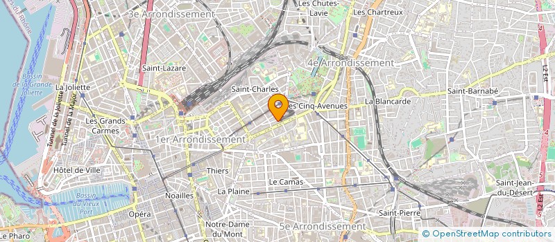 localisation de l'entreprise CG GANAY à MARSEILLE