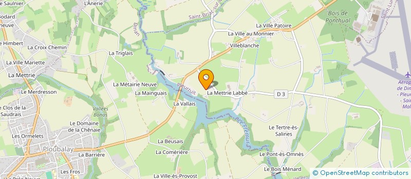 localisation de l'entreprise CG GARDENS à BEAUSSAIS-SUR-MER