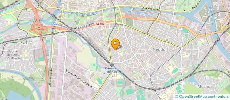 localisation de l'entreprise CG GESTION  STRASBOURG