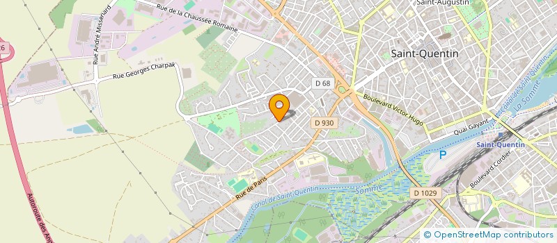 localisation de l'entreprise CG.GRIMM.IMMO  SAINT-QUENTIN