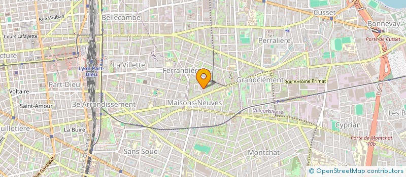 localisation de l'entreprise CG HOLDINGS  VILLEURBANNE