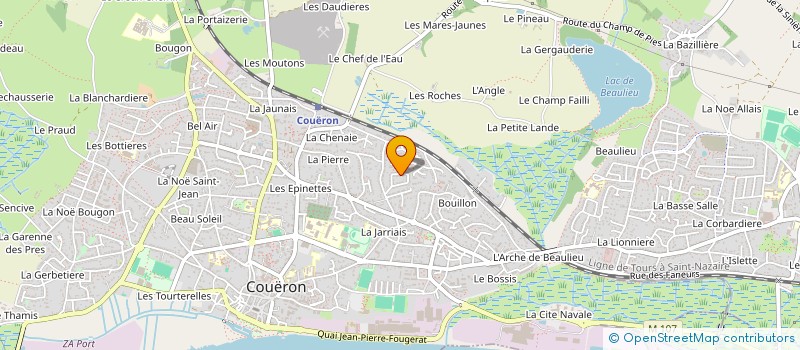 localisation de l'entreprise CG HOME à COUERON