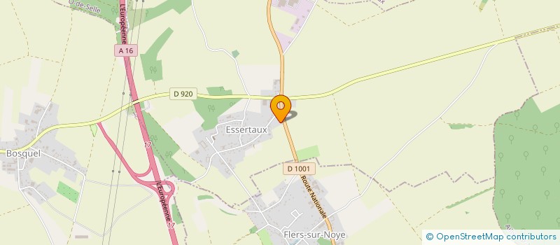 localisation de l'entreprise CG HOTELLERIE ET SERVICES à ESSERTAUX