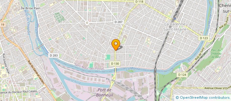 localisation de l'entreprise CG HOUSE à SAINT-MAUR-DES-FOSSES