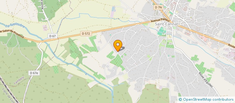 localisation de l'entreprise CG HYPNOSE ET ACCOMPAGNEMENT  SAINT-CANNAT