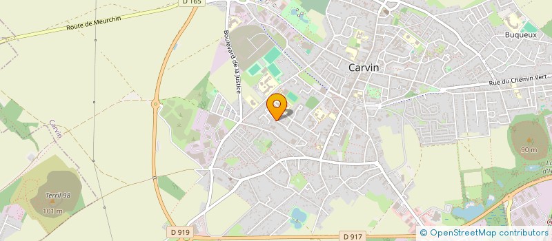 localisation de l'entreprise CG IMMO 59  CARVIN