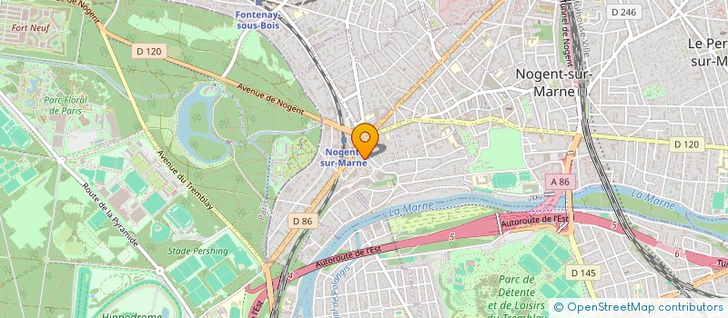 localisation de l'entreprise CG IMMO  NOGENT-SUR-MARNE