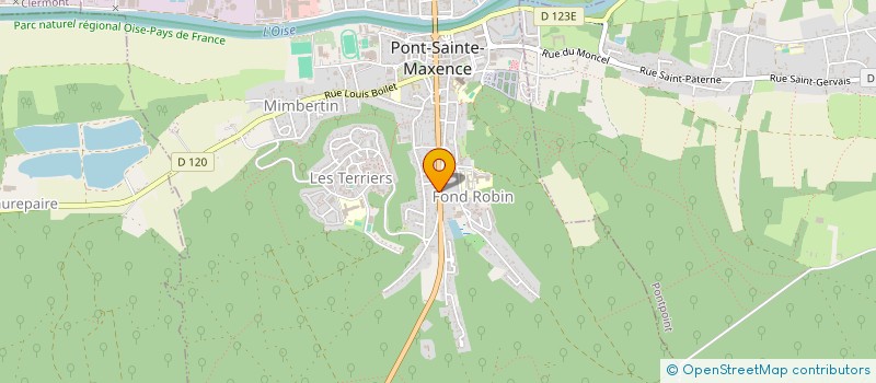 localisation de l'entreprise CG IMMO  PONT-SAINTE-MAXENCE