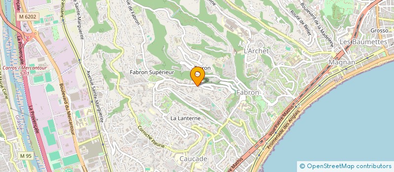localisation de l'entreprise CG IMMO à NICE
