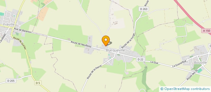 localisation de l'entreprise CG IMMO  ILLEVILLE-SUR-MONTFORT