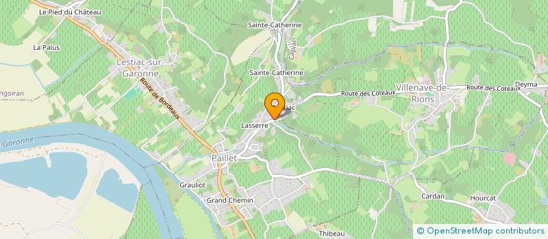 localisation de l'entreprise CG IMMO  PAILLET